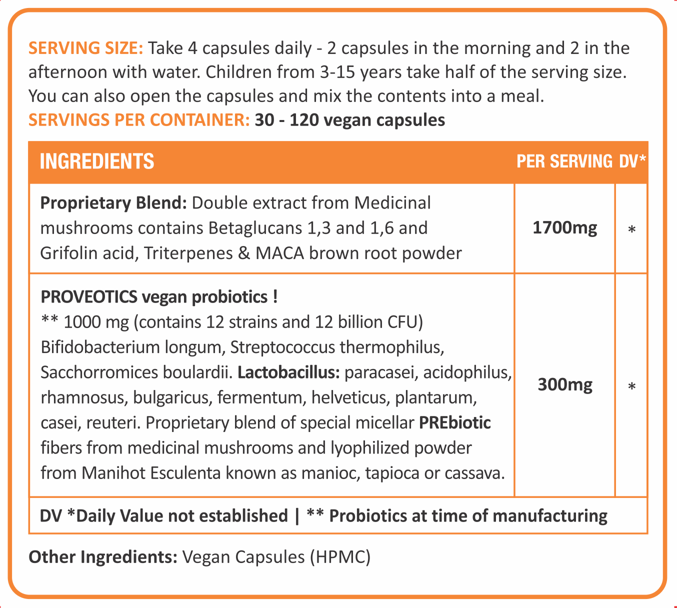 Immu Boo – für ein Starkes Immunsystem, veganes Nahrungsergänzungsmittel für Männer und Frauen, 30 Kapseln