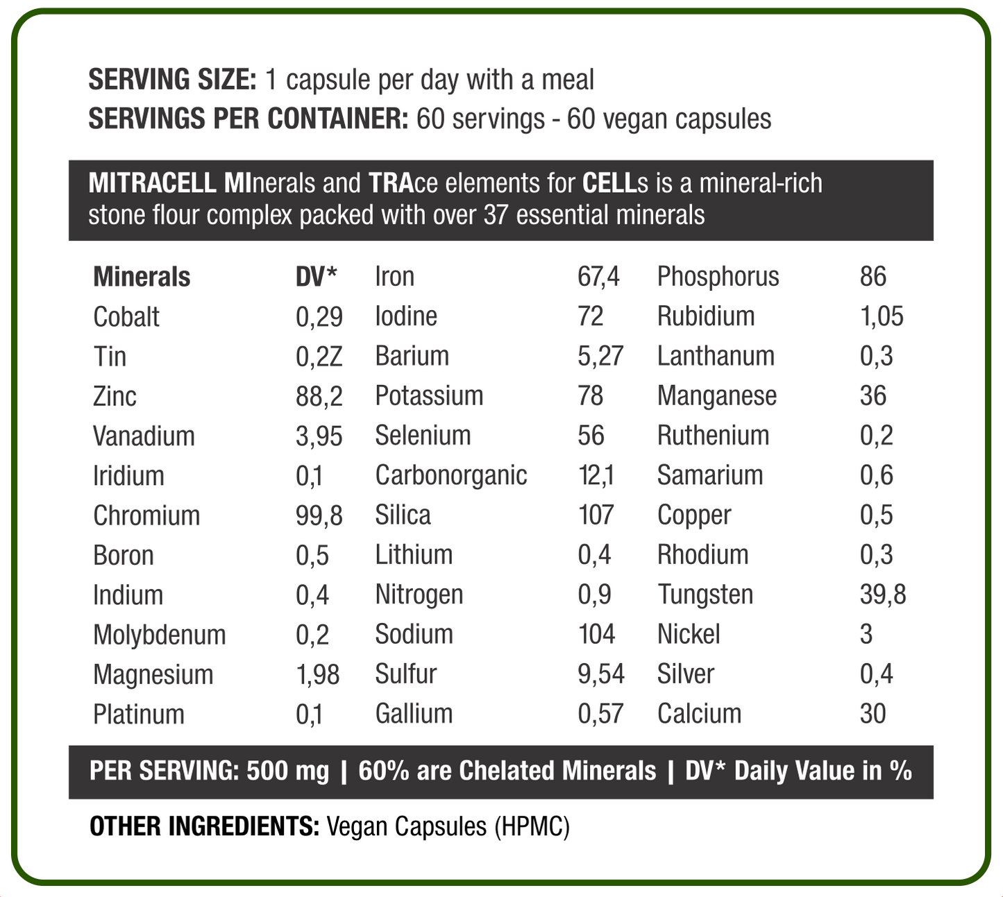 MITRACELL – Whole-Mineral Daily Complex
