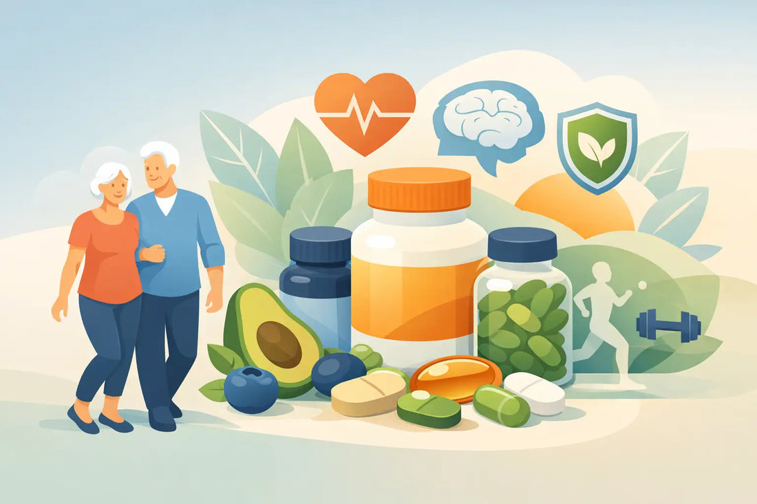 8 Best Supplements for Healthy Aging