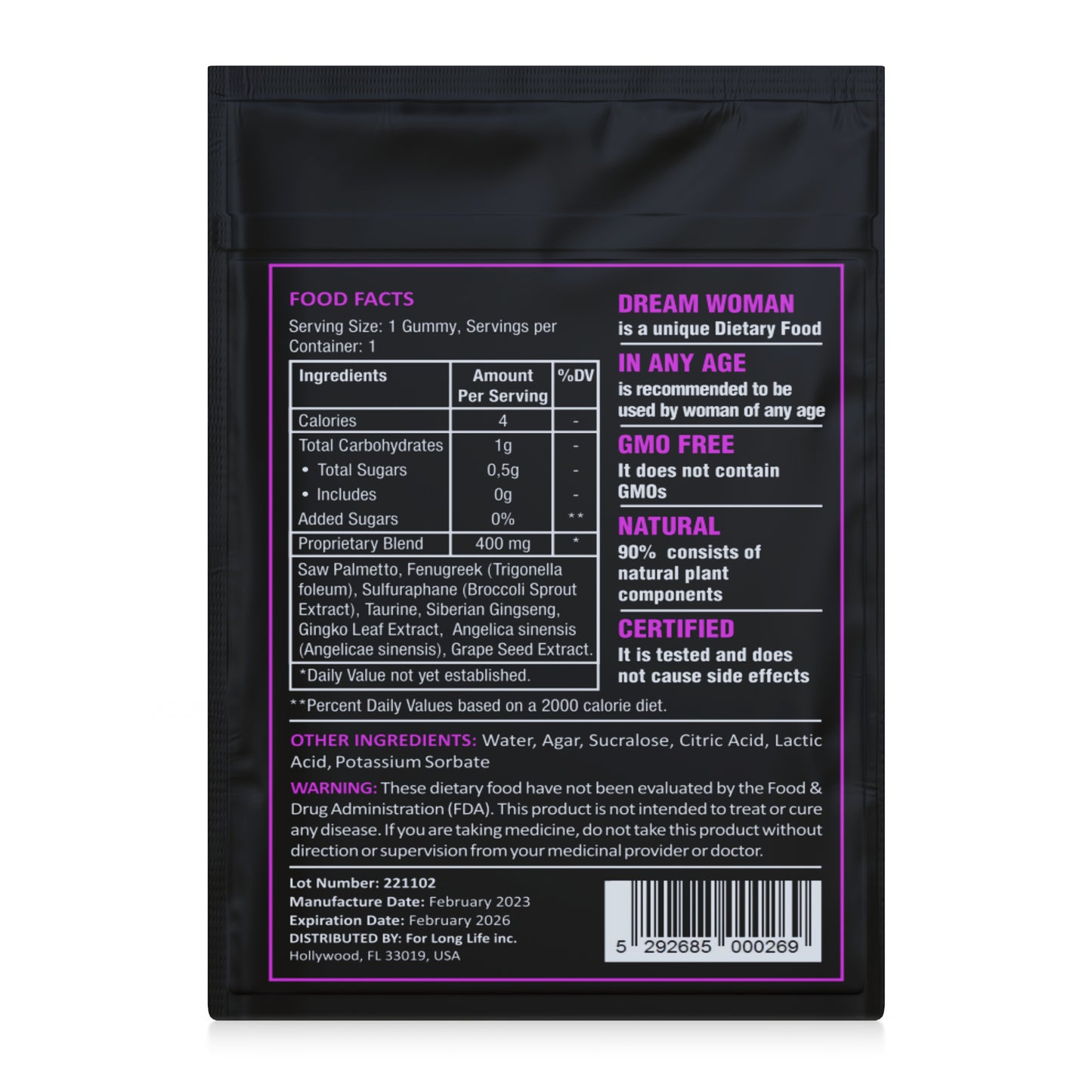 Dream Woman – Advanced Sensual Vitality Formula (Pack of 3)